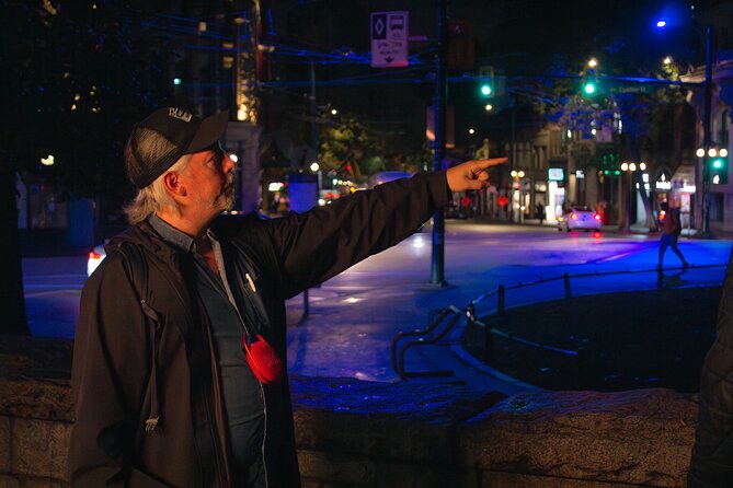The Haunting of Vancouver Film Tour - Actor-guide storytelling plus tablet clips, how the tour creates chills