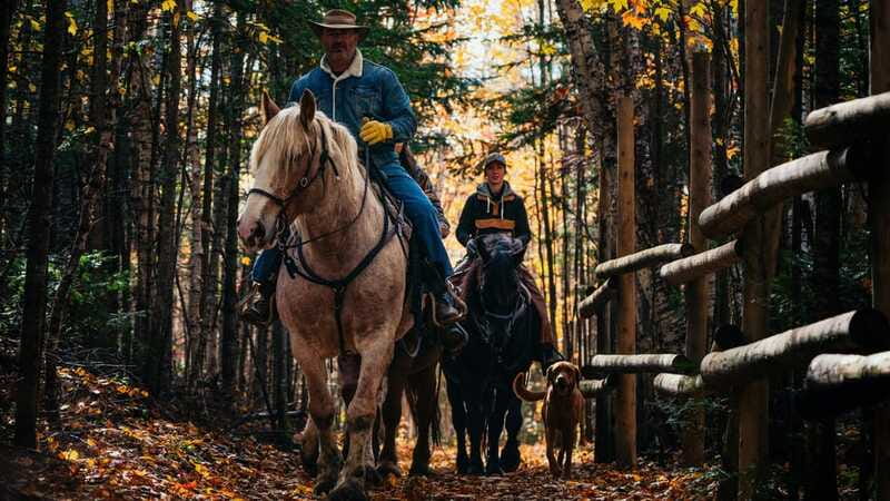 The Montagnarde: Guided horseback ride on mountain trails. - What to Wear: Long Pants and Closed-Toe Shoes