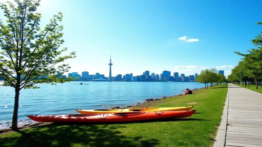 Toronto:2-Hour Single Kayak Rental - Toronto Skyline, Lake Ontario Calm, One Simple Rental