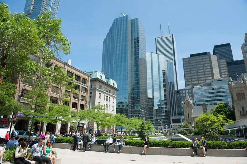 Toronto: City Highlights Walking Tour | 3-Hour - Toronto Old City Hall and Nathan Phillips Square: landmark scale in a small time window