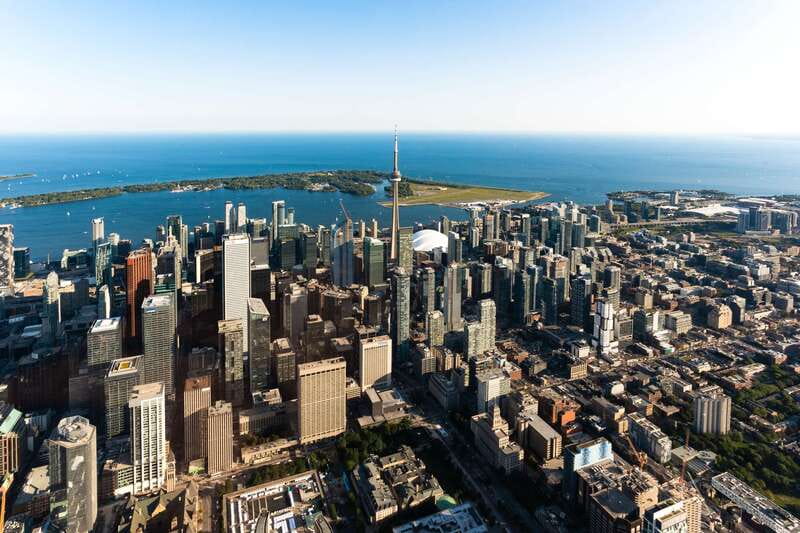 Toronto: City Sightseeing Helicopter Tour - Entering Toronto from Billy Bishop, the smart way to start