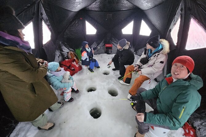 Ultimate Ice Fishing with Lunch - Winter boots, washrooms, and other comfort details you should plan for