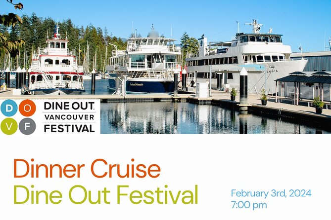 Vancouver Evening Dinner Cruise - Stanley Park, Burrard Inlet, Canada Place, and the North Shore views