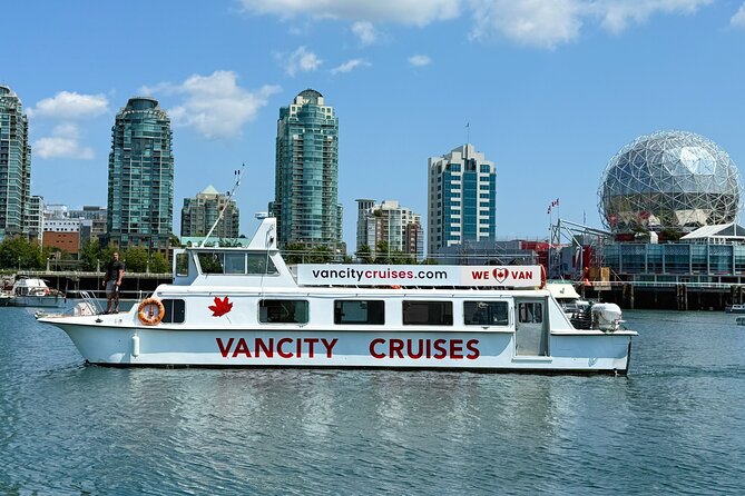 Vancouver Sightseeing Boat Cruise with Live Tour Guide - Onboard bar, snacks, and what to bring for a comfy ride