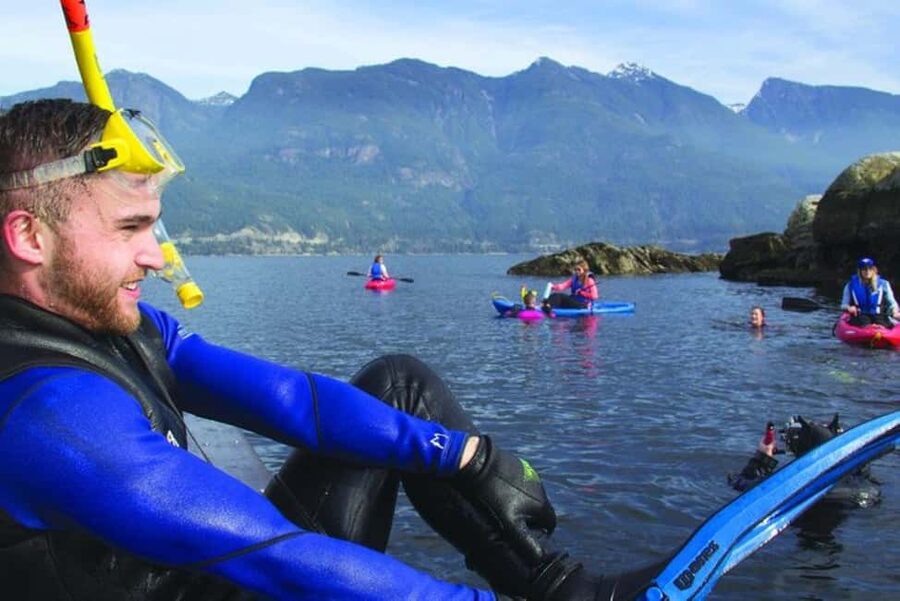 Vancouver: Snorkel, Kayak, and Seal Adventure Boat Tour - Howe Sound in 5 hours, from Horseshoe Bay to Pam Rocks
