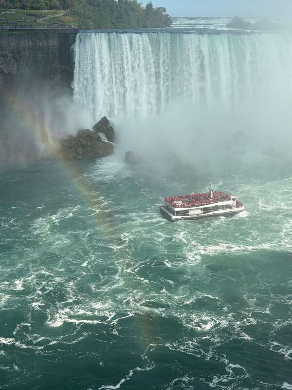 Walking Tour of Niagara Falls Canada and Hornblower Boat - Transition to Hornblower: timed ticket, self-guided calm