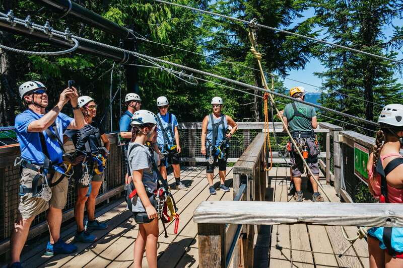 Whistler: Ziplining Experience - From Carleton Lodge check-in to Gondola launch, it starts easy