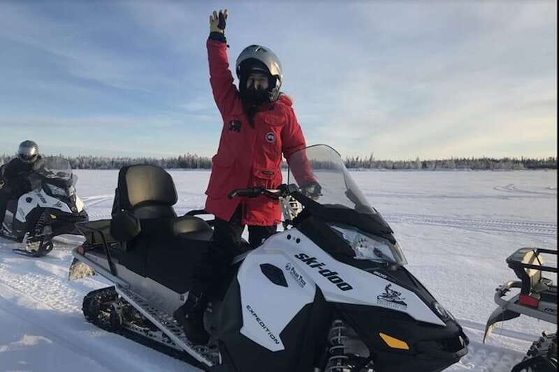 Yellowknife: Backcountry Snowmobile Tour in Yellowknife - How the Tour Starts in Yellowknife: Pickup, Van Ride, and Base Camp