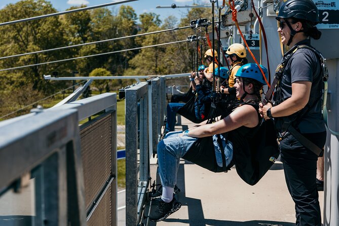 Zipline To The Falls in Niagara Falls, Canada - Return to the top on the open-air shuttle: keep the day easy